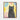 Whimsical Black Cat in Colorful Paradise Framed Canvas (Walnut) / 16 x 20