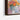 Whimsical Tea Time with Tulips and Cat Framed Canvas (Black) / 32 x 48