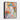 Whimsical Tea Time with Tulips and Cat Framed Canvas (Black) / 16 x 20