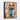 Whimsical Cat in a Colorful World Framed Canvas (Black) / 11 x 14