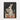 Whimsical Rabbit with an Accordion Framed Canvas (Black) / 18 x 24