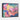 Vivid Dreamscape of Chroma Layers Framed Canvas (Black) / 10 x 8