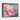 Vivid Dreamscape of Chroma Layers Framed Canvas (Walnut) / 10 x 8