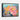 Vibrant Coral Dreamscape Painting Framed Canvas (Black) / 24 x 18