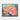 Vibrant Coral Dreamscape Painting Framed Canvas (Black) / 14 x 11