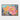 Vibrant Coral Dreamscape Painting Framed Canvas (Walnut) / 30 x 20