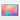 Radiant Whimsy: Abstract Watercolor Symphony Framed Canvas (Black) / 48 x 32