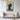 Golden Echoes of Modern Expression Framed Canvas (Black) / 32 x 48