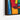 Gaze of Colors: Modern Cubist Portrait Framed Canvas (Black) / 32 x 48