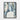 Serenity in Blues Modern Portrait Framed Canvas (Black) / 18 x 24