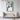 Serenity in Blues Modern Portrait Framed Canvas (Walnut) / 32 x 48
