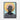 Golden Aura Modern Ethnic Portrait Framed Canvas (Black) / 18 x 24