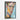 Geometric Gaze in Colorful Contemplation Framed Canvas (Black) / 20 x 30