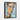 Geometric Gaze in Colorful Contemplation Framed Canvas (Black) / 30 x 40