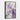 Ethereal Blossoms in Purple Hues Framed Canvas (Black) / 32 x 48