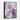 Ethereal Blossoms in Purple Hues Framed Canvas (Black) / 8 x 10