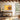 Golden Vortex of Abstract Radiance Framed Canvas (Black) / 48 x 32