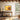 Golden Vortex of Abstract Radiance Framed Canvas (Black) / 32 x 24