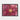 Crimson Bloom with Golden Veins Framed Canvas (Black) / 32 x 24