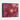 Crimson Bloom with Golden Veins Framed Canvas (Black) / 20 x 16