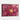 Crimson Bloom with Golden Veins Framed Canvas (Walnut) / 30 x 20