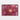 Crimson Bloom with Golden Veins Framed Canvas (Walnut) / 30 x 20