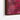 Crimson Bloom with Golden Veins Framed Canvas (Walnut) / 24 x 18