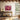 Crimson Bloom with Golden Veins Framed Canvas (Walnut) / 40 x 30