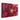 Crimson Bloom with Golden Veins Canvas Wrap / 30 x 20