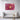 Crimson Bloom with Golden Veins Canvas Wrap / 30 x 20