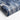 Midnight Blue Abstract Floral Whirls Canvas Wrap / 24 x 32