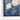 Serene White Roses on Blue Canvas Framed Canvas (Walnut) / 18 x 24
