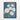 Serene Azure Rose Whispers Framed Canvas (Black) / 24 x 32