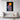 Moonlit Geometry in Midnight Hues Framed Canvas (Black) / 20 x 30