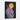 Moonlit Geometry in Midnight Hues Framed Canvas (Black) / 32 x 48