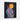 Moonlit Geometry in Midnight Hues Framed Canvas (Black) / 18 x 24