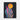 Moonlit Geometry in Midnight Hues Framed Canvas (Black) / 30 x 40