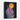 Moonlit Geometry in Midnight Hues Framed Canvas (Black) / 11 x 14