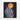 Moonlit Geometry in Midnight Hues Framed Canvas (Black) / 8 x 10