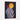 Moonlit Geometry in Midnight Hues Framed Canvas (Walnut) / 32 x 48
