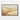 Golden Horizons: Minimalist Landscape Framed Canvas (Black) / 48 x 32