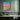 Layers of Color Abstract Horizon Framed Canvas (Walnut) / 8 x 10