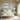 Serene Horizon Abstract Seascape Framed Canvas (Black) / 48 x 32