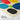 Conversations in Colorful Geometric Shapes Fine Art Print / 32 x 48