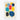 Conversations in Colorful Geometric Shapes Fine Art Print / 24 x 32
