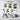 Conversations in Colorful Geometric Shapes Canvas Wrap / 32 x 48