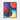 Spirals of Emotion in Colorful Drama Framed Canvas (Black) / 32 x 48