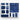 Indigo Depths Abstract Canvas Canvas Wrap / 48 x 32