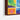 Colorful Geometric Abstractions Unveiled Framed Canvas (Walnut) / 32 x 48