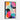 Vibrant Harmony of Geometric Forms Framed Canvas (Black) / 16 x 20